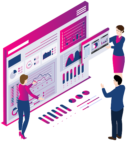 Customer support automation illustration